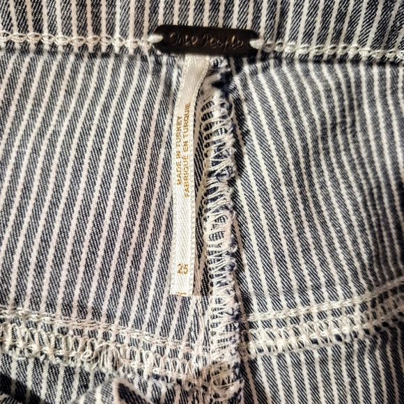 Free People High Waisted Pinstripe Pants Size 25 - Picture 5 of 7